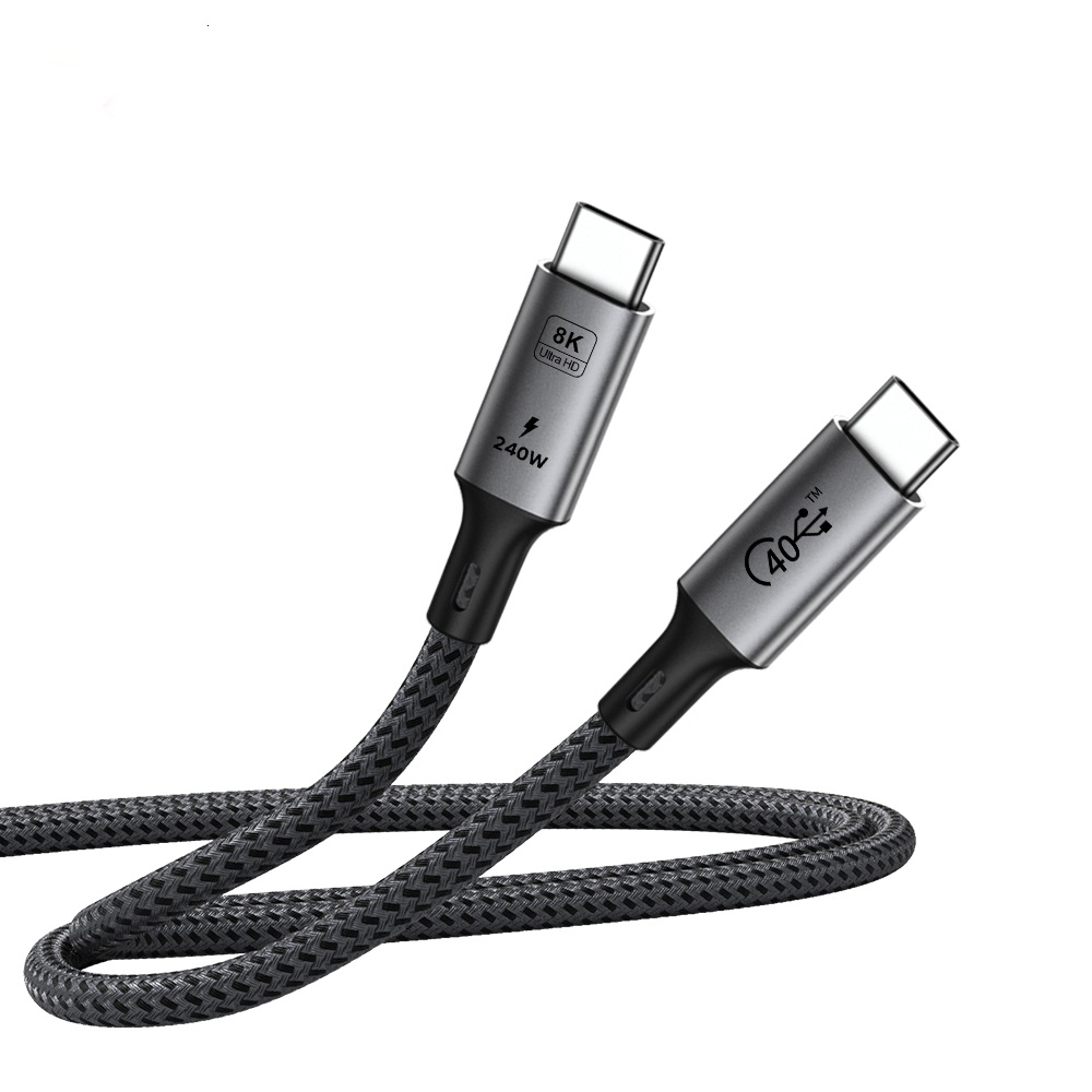  USB4.0 USB C to USB C Cable, 40Gbps  8K@60Hz, 240W Charging, [USB-IF Certified] Compatible with Thunderbolt 4, 3, (3.3ft)